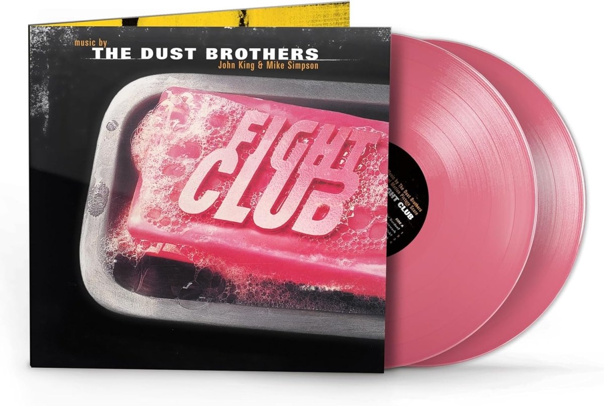 Dust Brothers Fight Club 2LP pink vinyl record sleeve soundtrack cover
