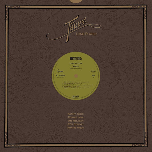 Faces Long Player LP vinyl album cover artwork classic 70s rock release