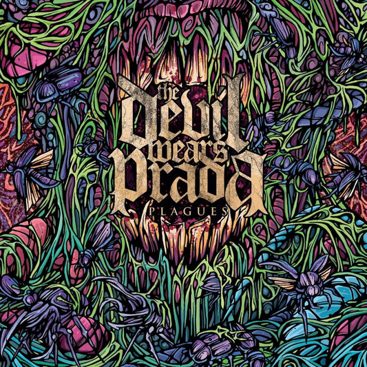 The Devil Wears Prada Plagues LP rainbow road vinyl album cover artwork