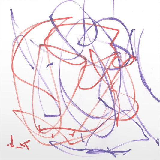 Loyle Carner Hopefully LP white label edition vinyl album cover artwork