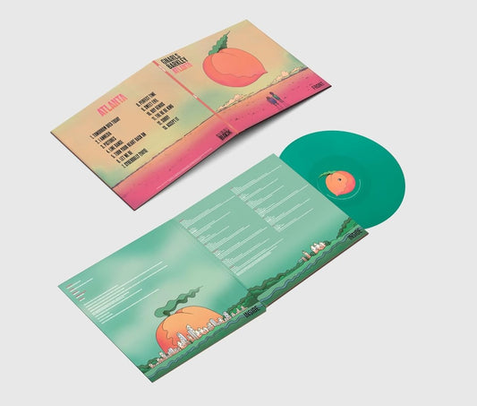 Gnarls Barkley Atlanta green vinyl LP record sleeve and disc image