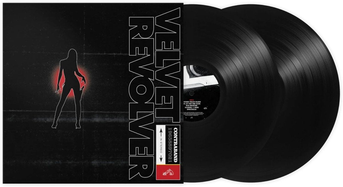 Contraband by Velvet Revolver double LP vinyl record sleeve image