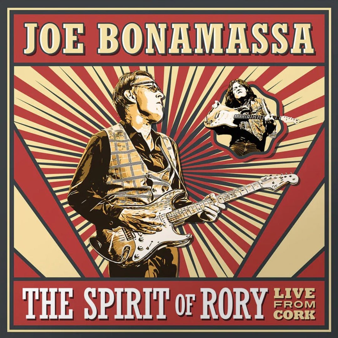 Joe Bonamassa Spirit of Rory Live From Cork album cover artwork image