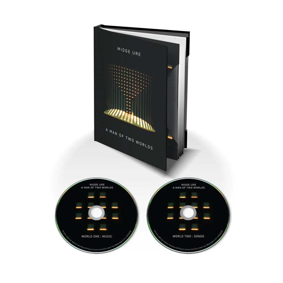 A Man Of Two Worlds 2CD Midge Ure electronic pop album jewel case