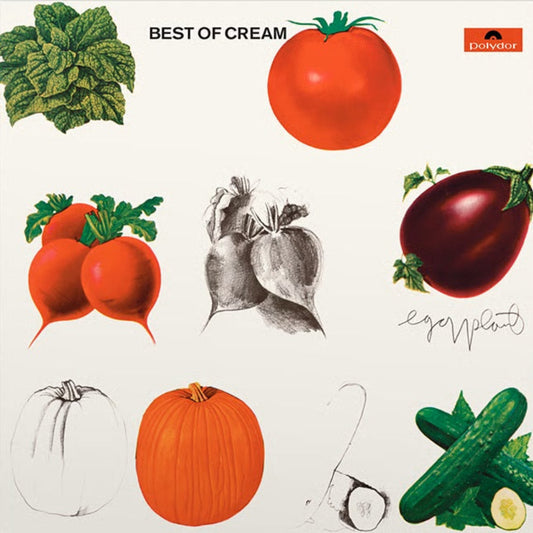 Cream Best Of Cream green vinyl LP classic rock compilation album cover