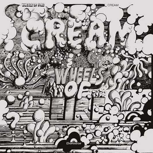 Cream Wheels Of Fire 2LP grey vinyl classic rock double album cover