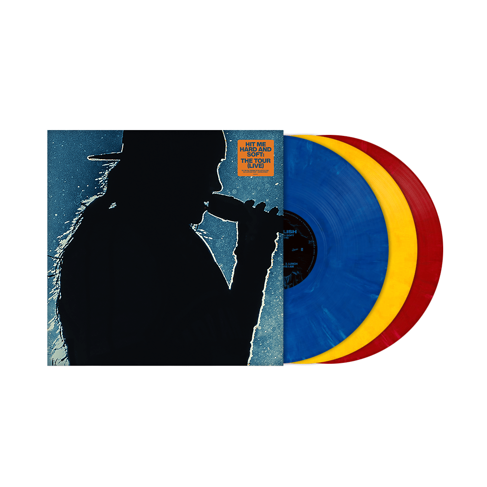 Hit Me Hard And Soft The Tour Billie Eilish triple LP coloured vinyl