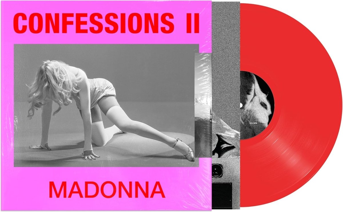 Confessions II Madonna translucent red vinyl album dance music LP