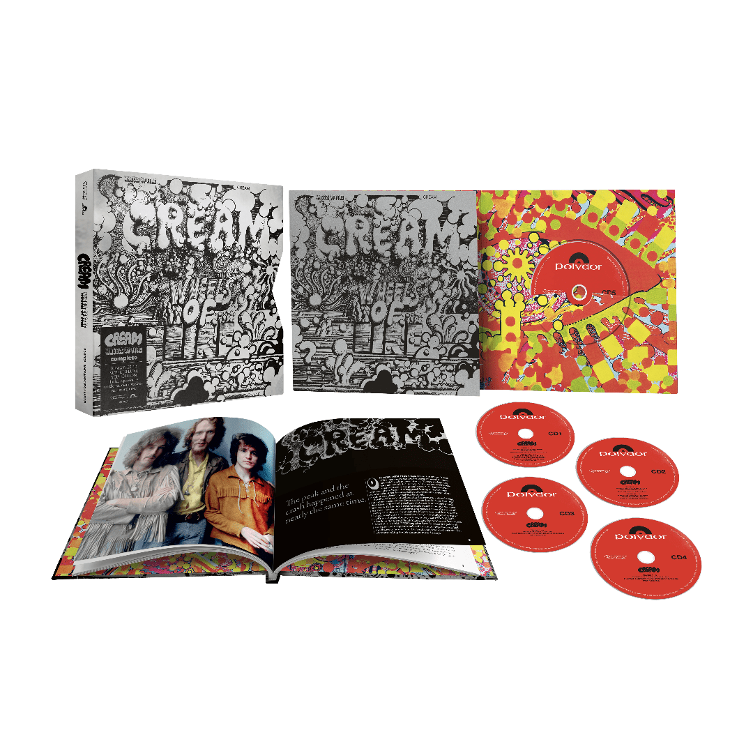 Wheels Of Fire Super Deluxe Edition Cream 5CD expanded album set