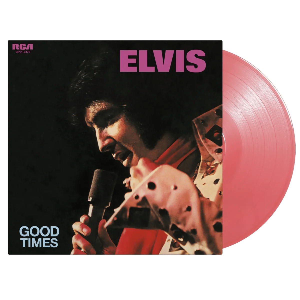 Elvis Presley Good Times pink vinyl LP soulful 1970s album record