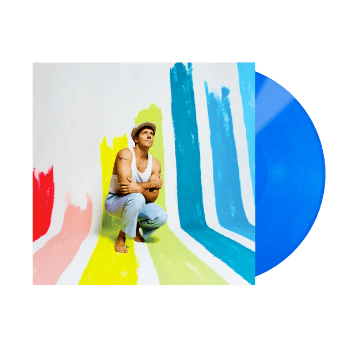 Jason Mraz Mystical Magical Rhythmical Radical Ride blue vinyl LP record