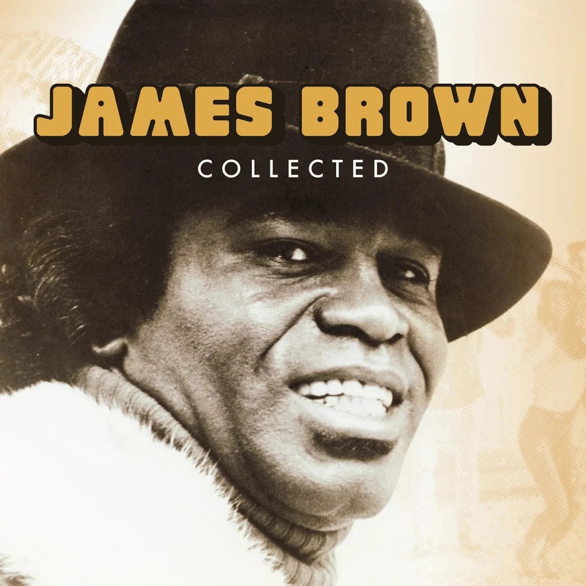 James Brown Collected 2 LP gold vinyl featuring I Feel Good classic soul