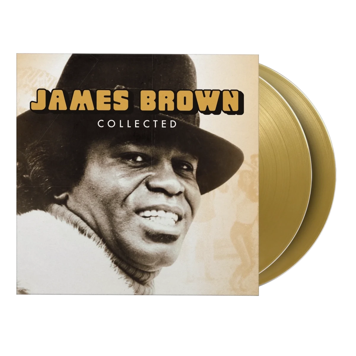 James Brown Collected gold vinyl 2 LP funk soul greatest hits album