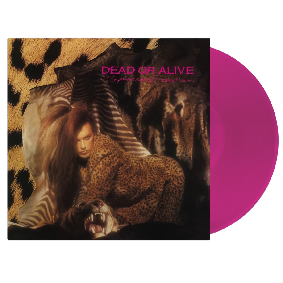 Dead Or Alive Sophisticated Boom Boom purple vinyl LP synth pop record