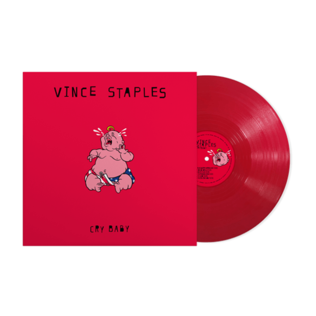 Vince Staples Cry Baby Apple Red Vinyl LP featuring modern hip hop artwork edition 2.