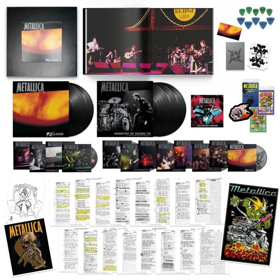 Metallica ReLoad box set deluxe edition hard rock metal collectible release