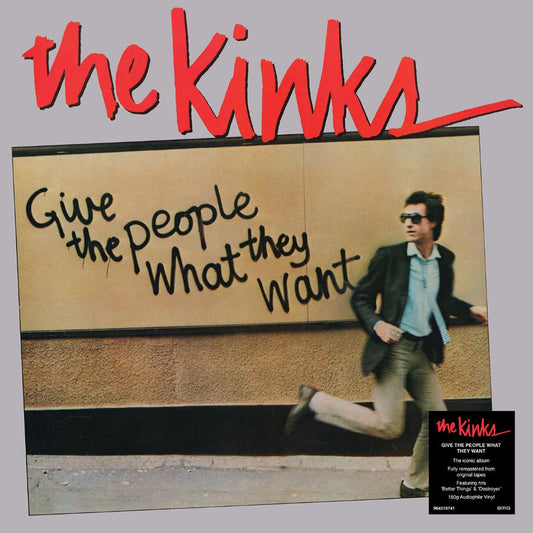 The Kinks Give The People What They Want LP vinyl gatefold classic 80s rock album art
