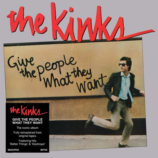 Front cover The Kinks Give The People What They Want CD artwork classic 80s album
