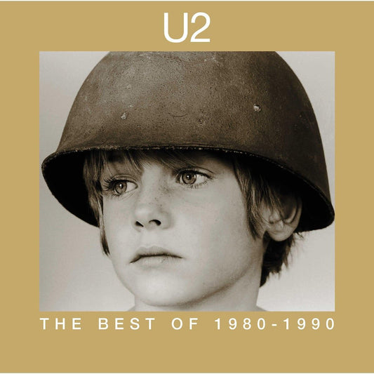 Front cover U2 The Best Of 1980 1990 double LP artwork classic hits album