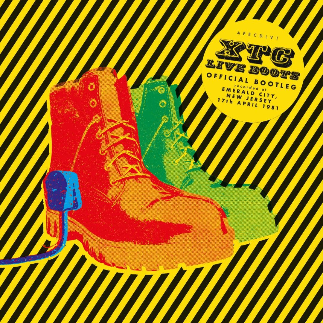 XTC Live Boots Emerald City 1981 2CD live rock archive cover