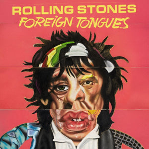 The Rolling Stones Foreign Tongues 2LP green vinyl gatefold front cover artwork