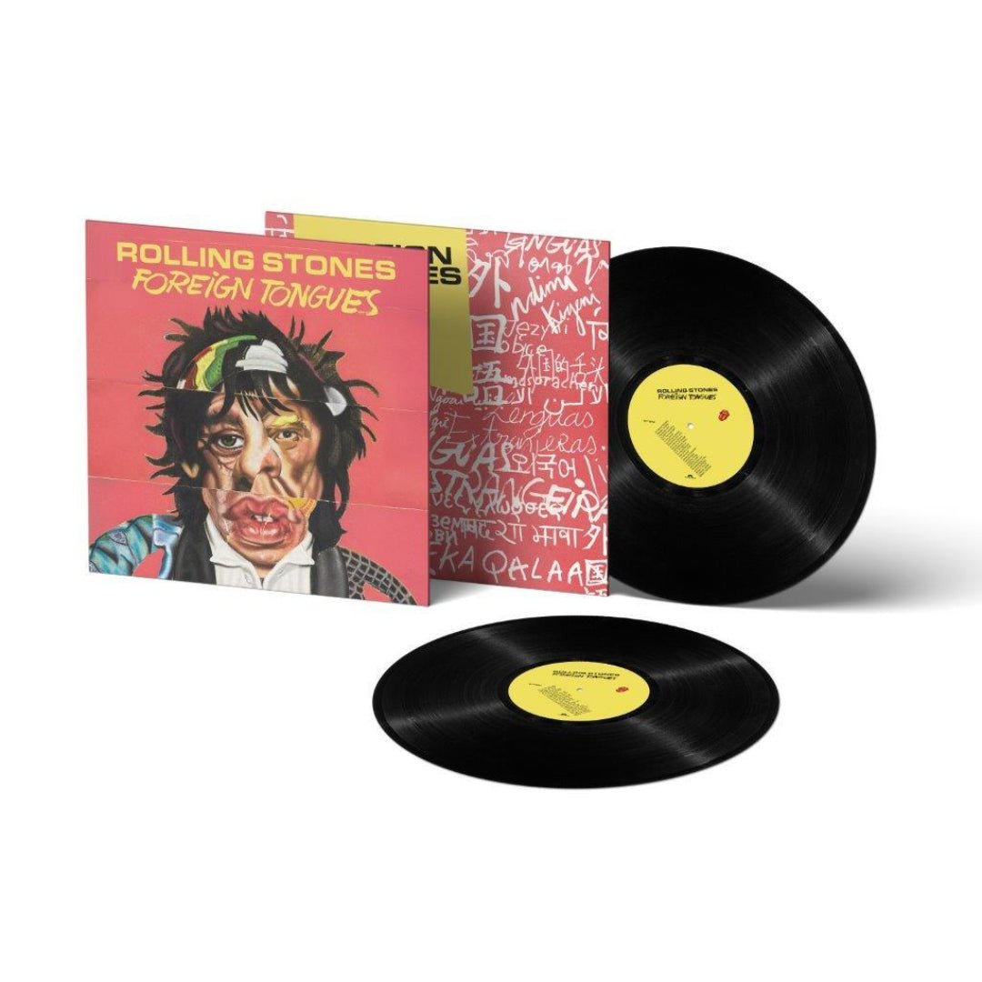 Rolling Stones Foreign Tongues 2 LP collector vinyl with classic rock artwork sleeve