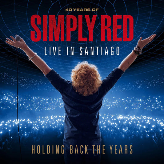 Simply Red Live In Santiago artbook edition cover Mick Hucknall artwork