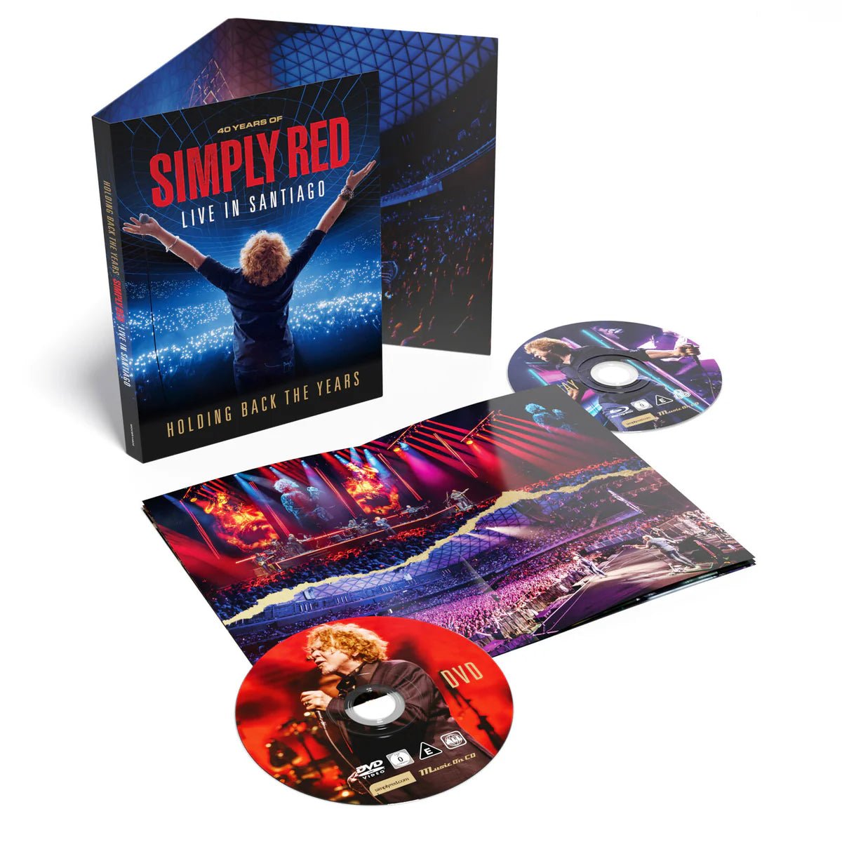 Holding Back The Years Simply Red Blu-ray DVD live performance sleeve