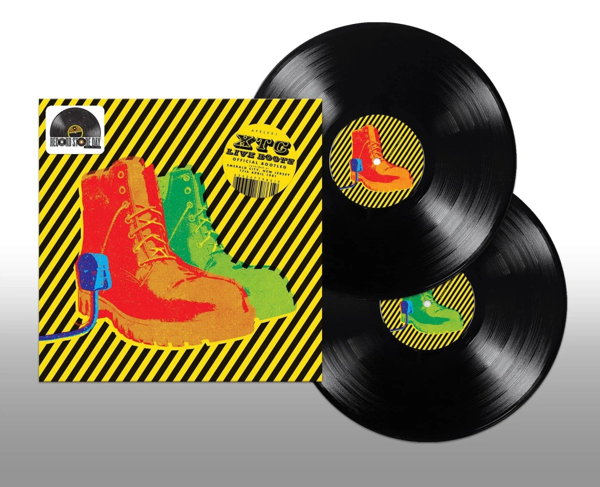 Live Boots Live at Emerald City 1981 by XTC double LP concert recording UK