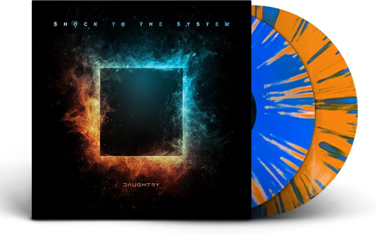 Shock To The System Daughtry coloured splatter vinyl double LP artwork