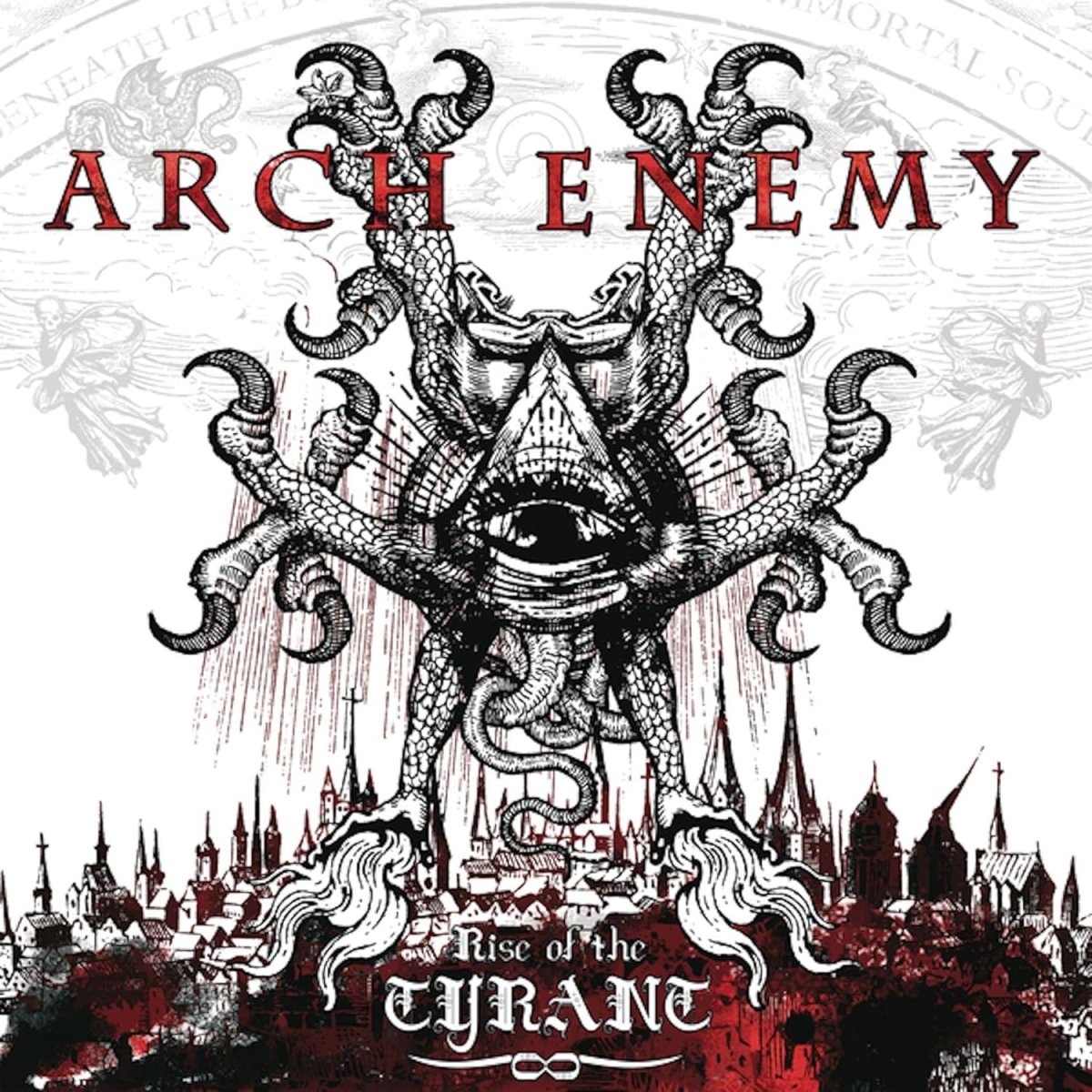 Arch Enemy Rise Of The Tyrant lilac vinyl LP metal album artwork