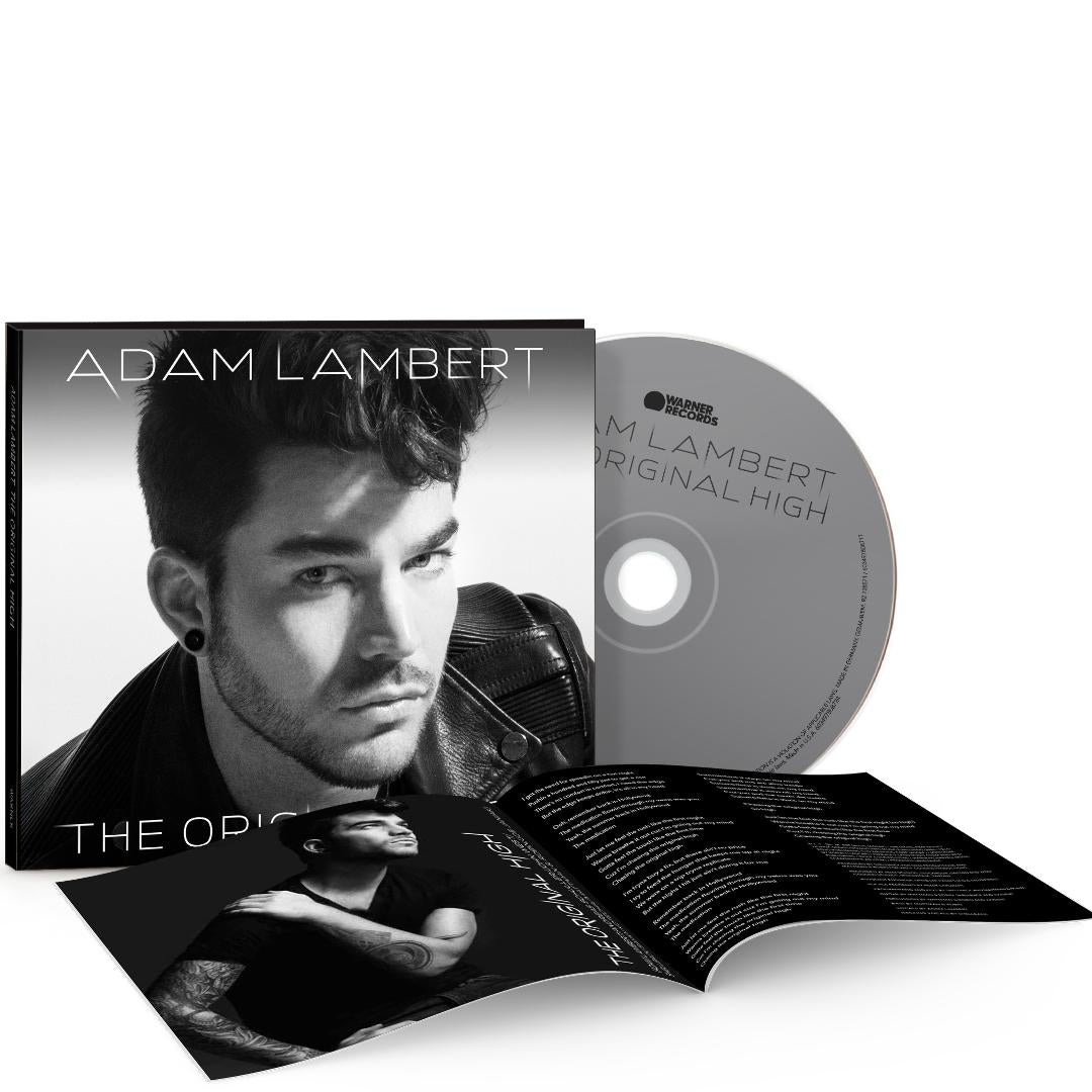 Adam Lambert CD modern electronic pop record artwork