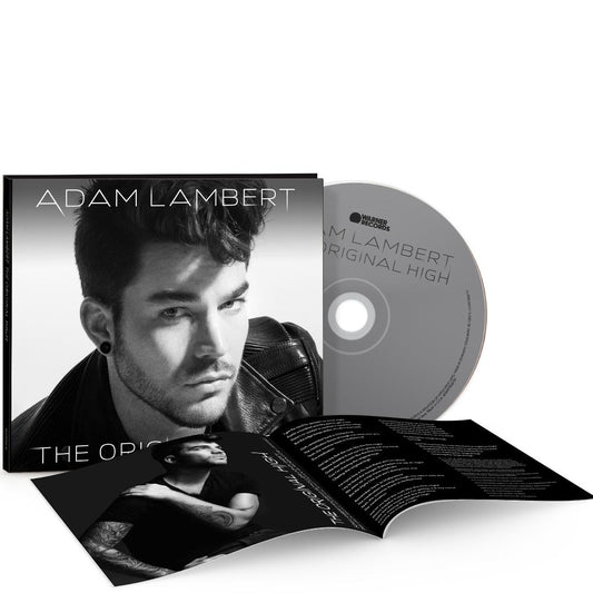 Adam Lambert CD modern electronic pop record artwork
