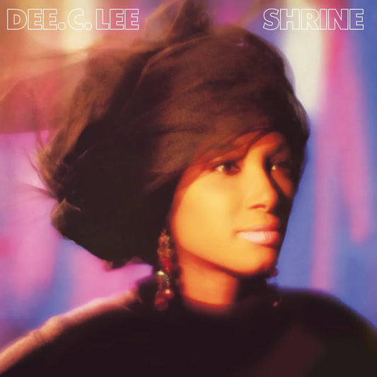 Dee C Lee Shrine pink and purple marbled vinyl 2 LP artwork