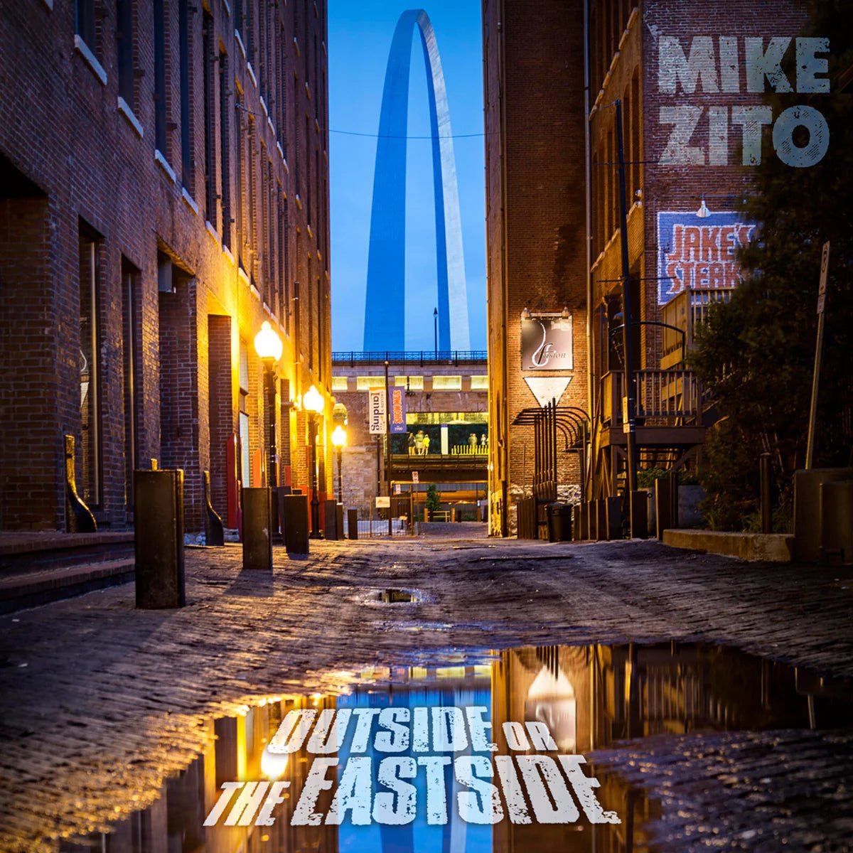 Mike Zito Outside Or The Eastside blue vinyl 2 LP artwork