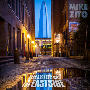 Mike Zito Outside Or The Eastside blue vinyl 2 LP artwork