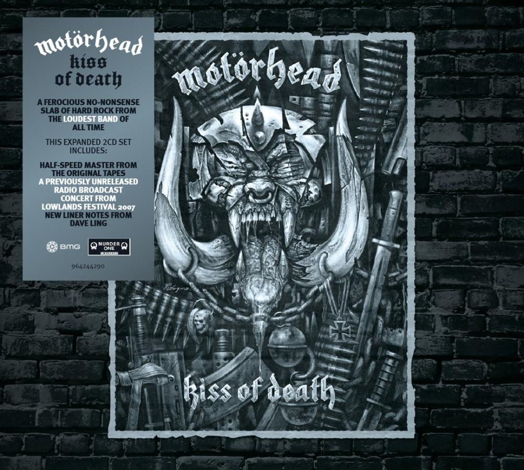 Motorhead Kiss Of Death 2 CD heavy metal album artwork
