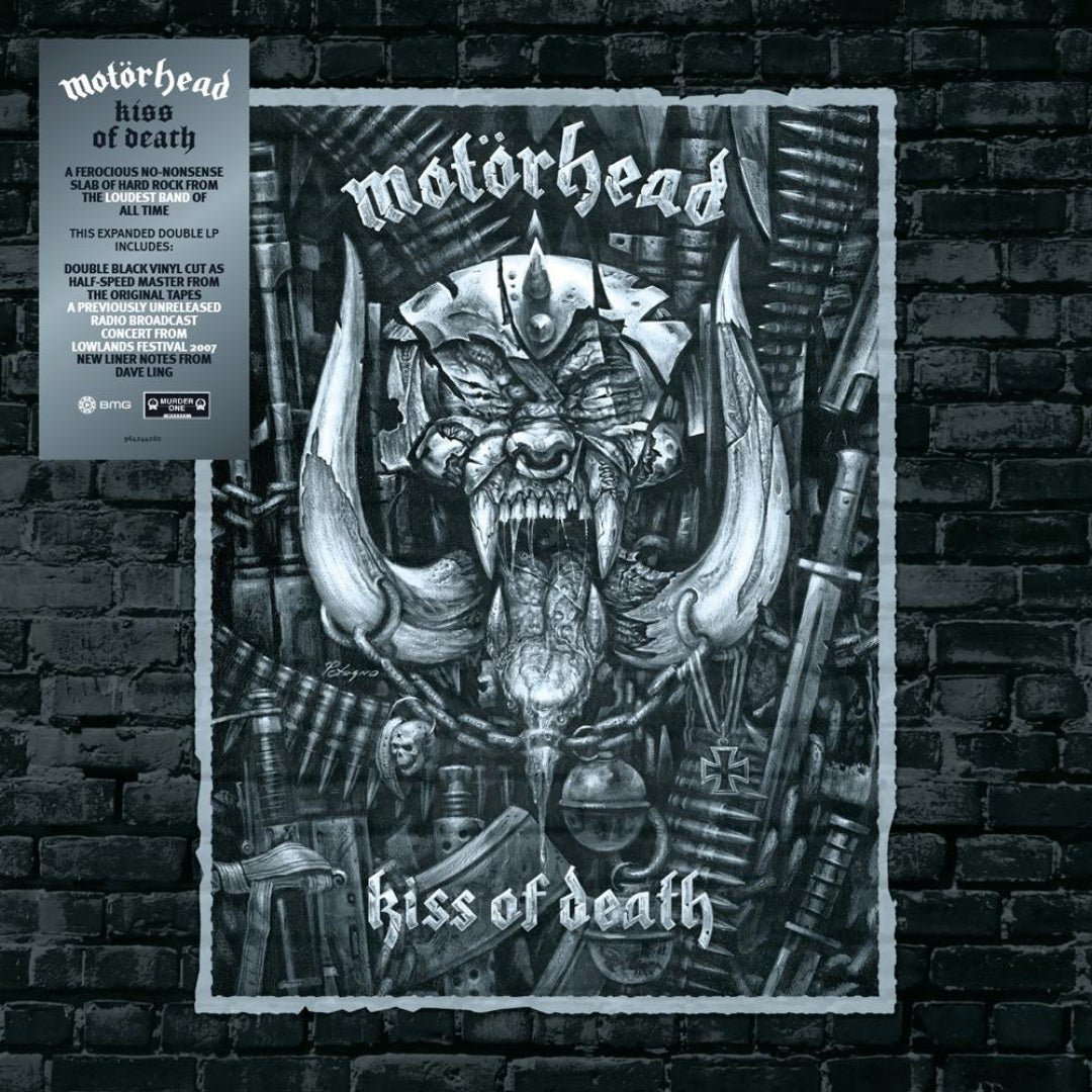 Motorhead Kiss Of Death 2 LP heavy metal album cover artwork