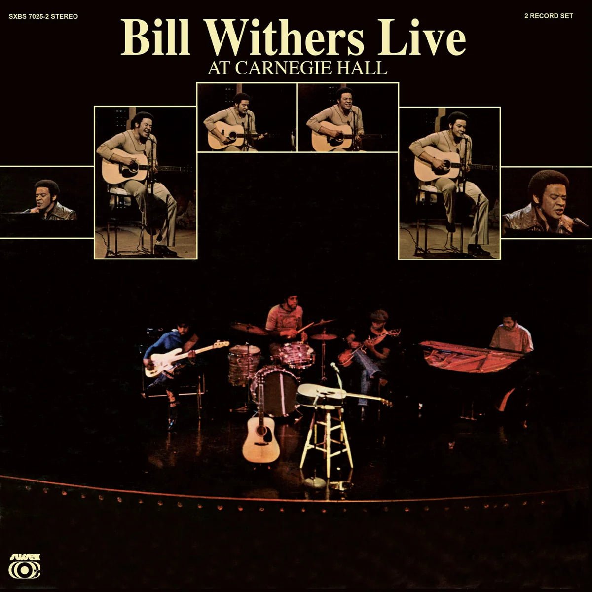 Bill Withers Live At Carnegie Hall magenta vinyl 2 LP artwork