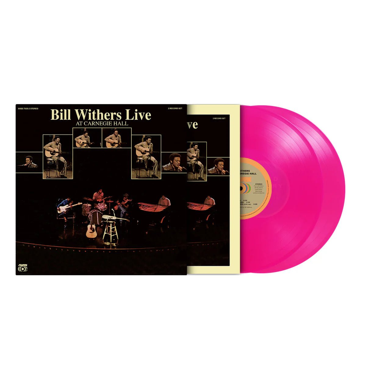 Live At Carnegie Hall Bill Withers coloured vinyl double LP sleeve