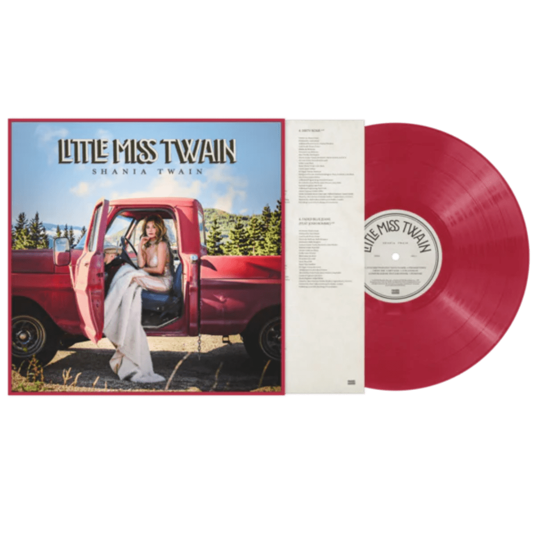 Little Miss Twain Shania Twain coloured vinyl sleeve design
