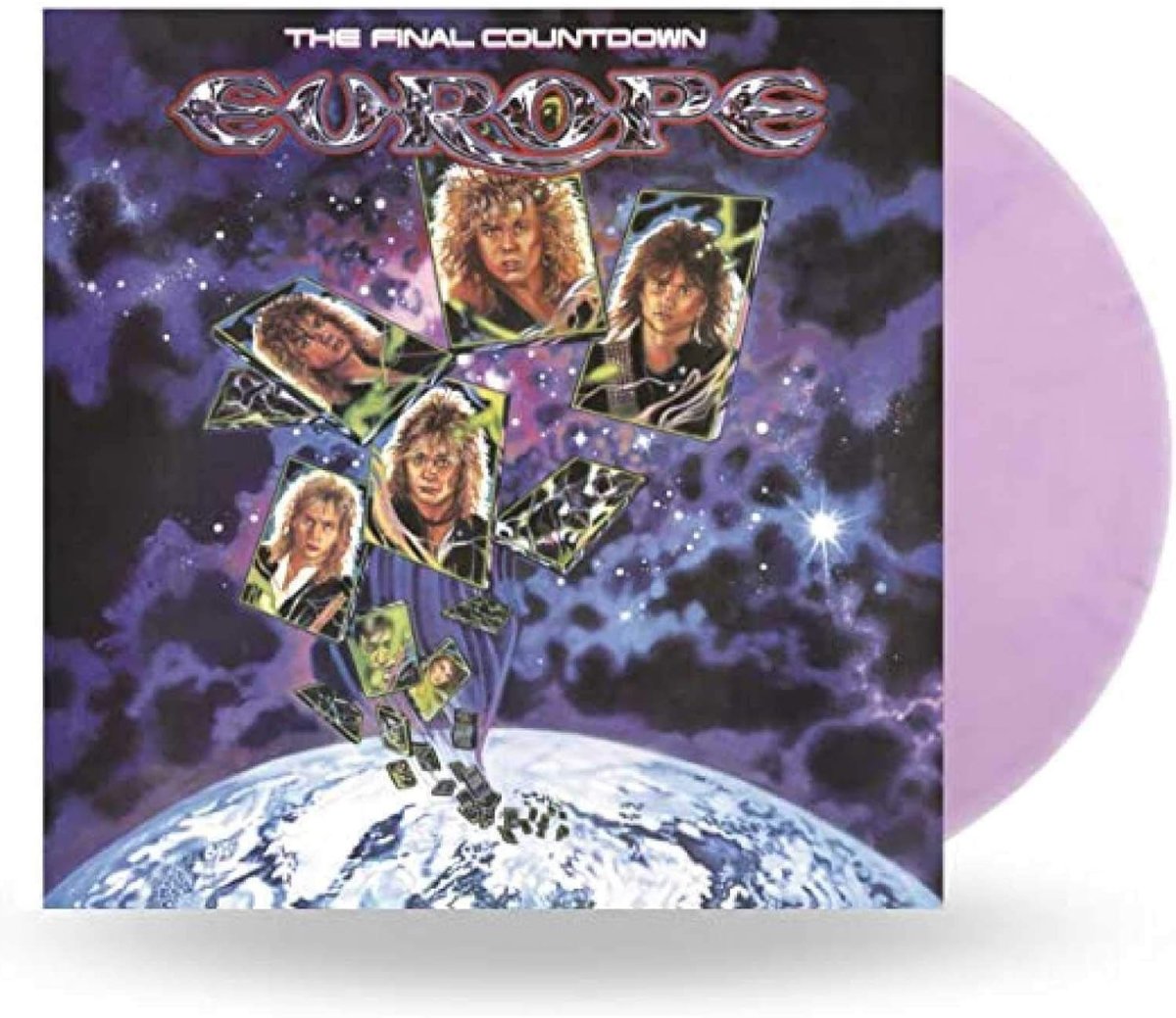 The Final Countdown Europe vinyl LP sleeve design