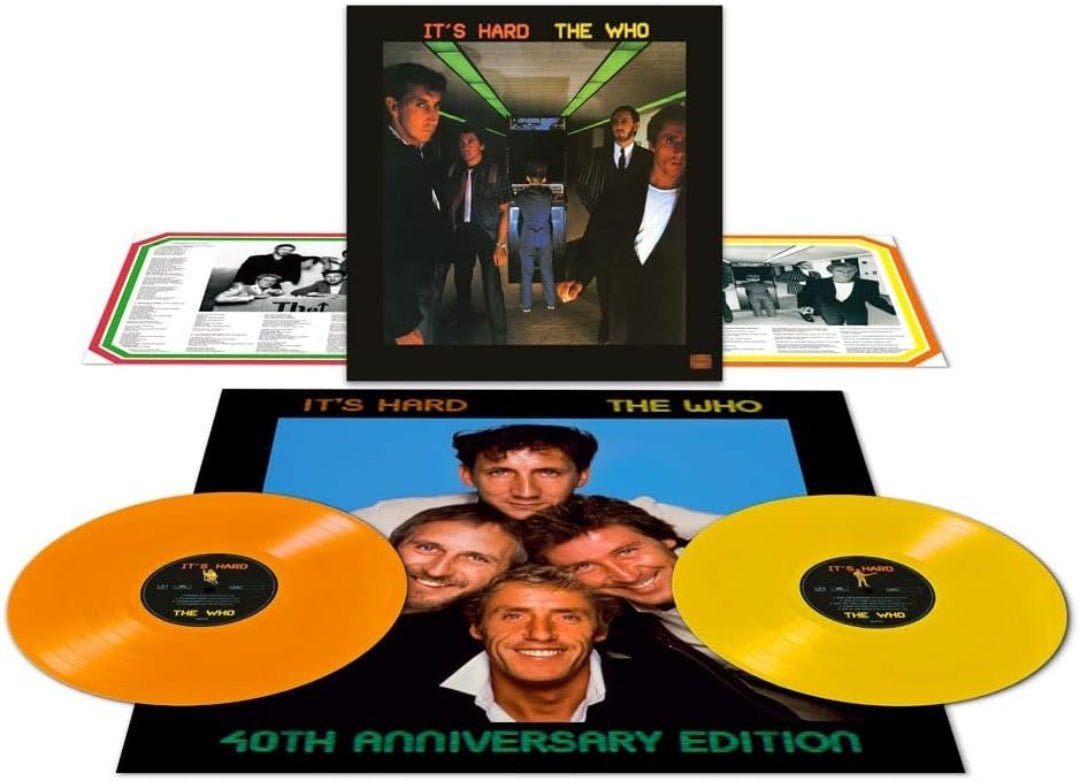 It’s Hard The Who half speed mastered double vinyl sleeve design