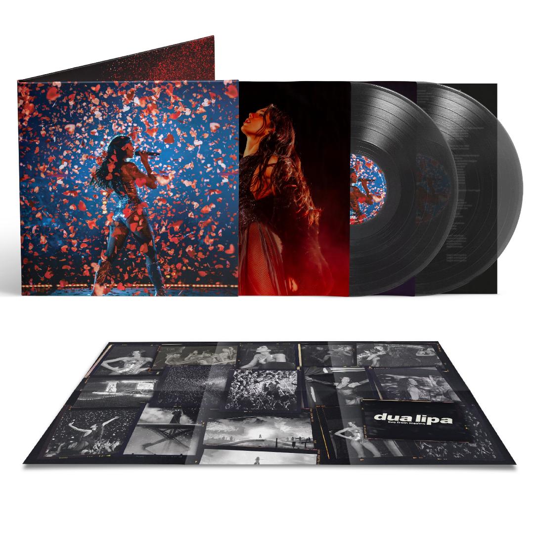Live From Mexico City Dua Lipa double vinyl sleeve design