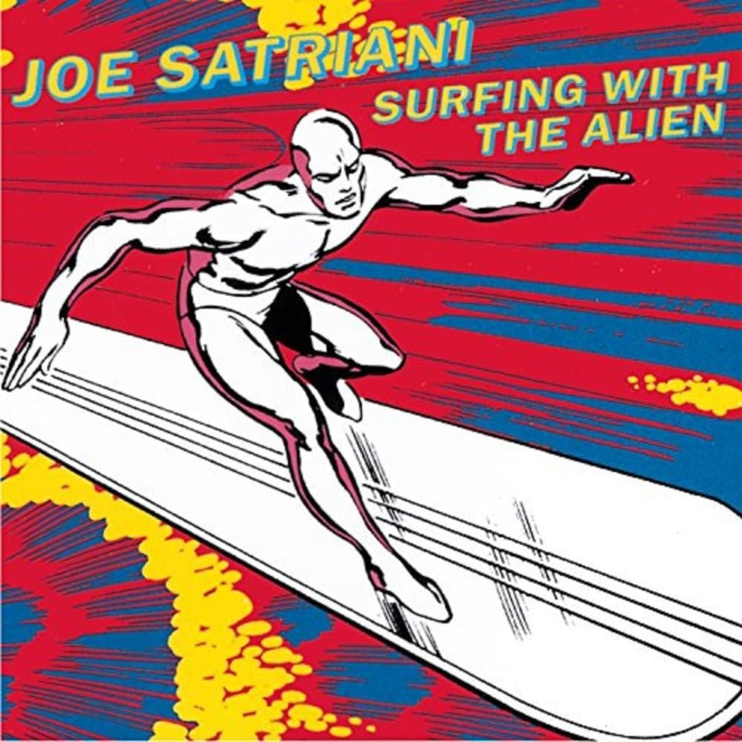 Joe Satriani Surfing With The Alien CD jewel case instrumental rock album artwork
