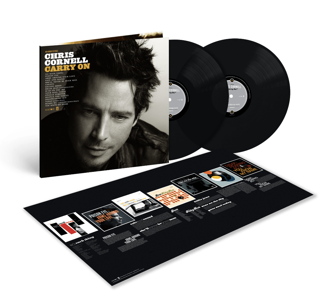 Chris Cornell Carry On double vinyl 2LP set featuring No Such Thing Billie Jean cover