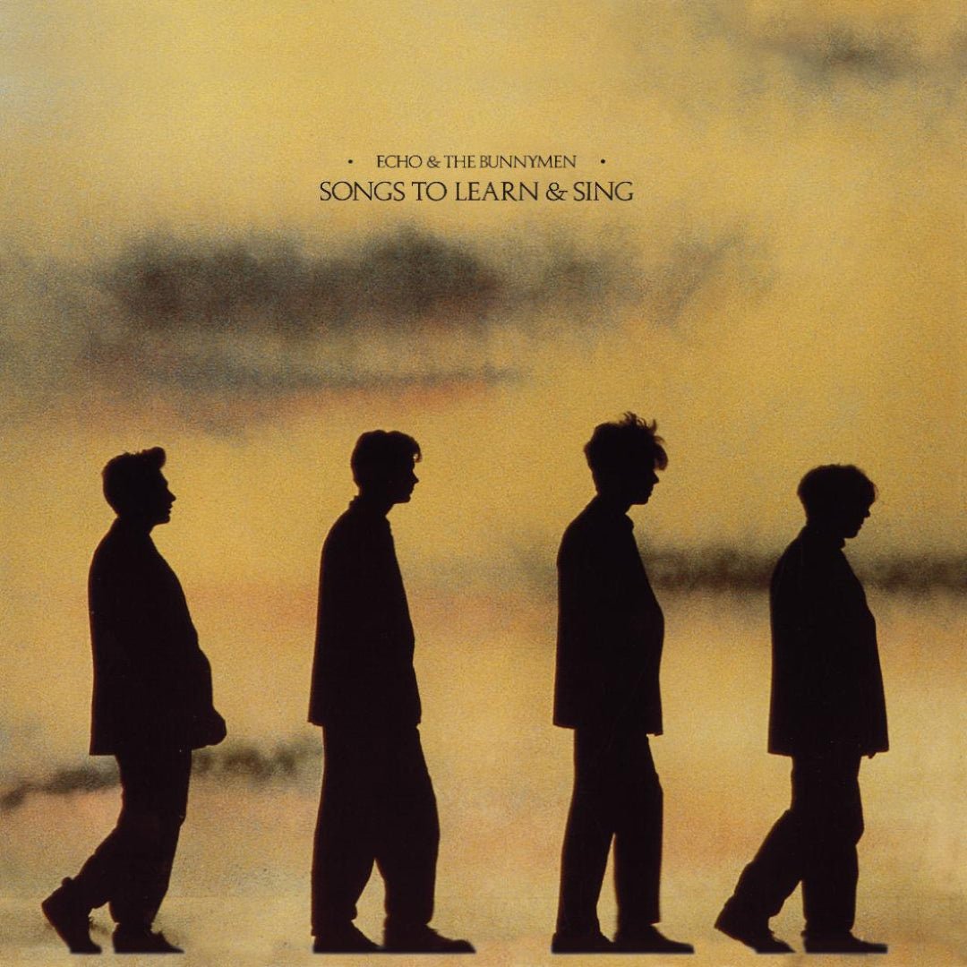 Echo and the Bunnymen Songs to Learn and Sing yellow black marble vinyl LP
