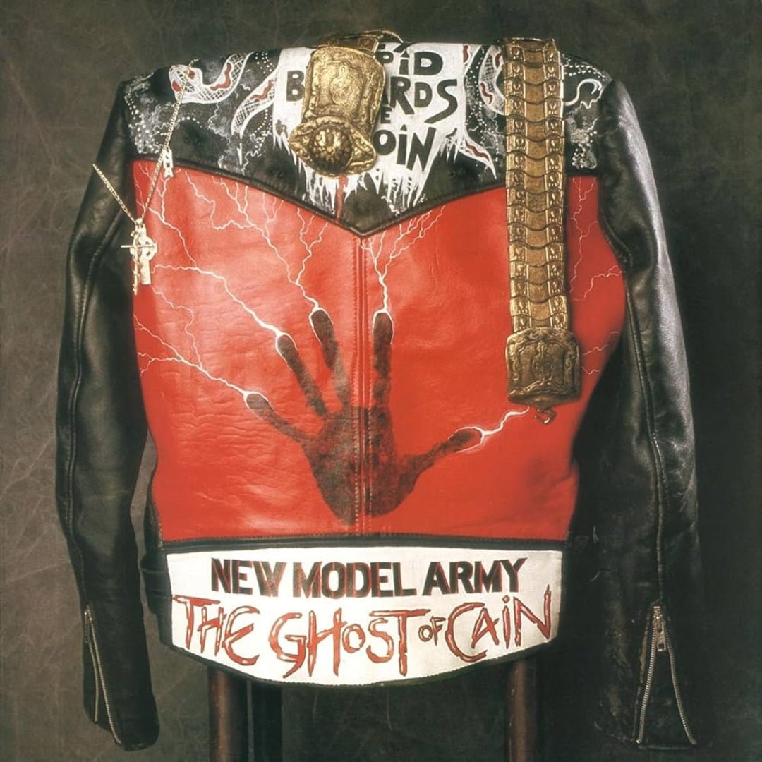 New Model Army The Ghost Of Cain LP vinyl album with post punk artwork sleeve art 
