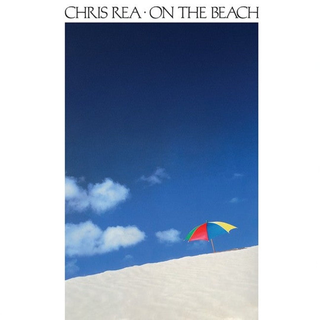 Chris Rea On The Beach LP Sea Blue Marble Vinyl Record