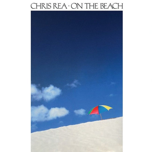 Chris Rea On The Beach LP Sea Blue Marble Vinyl Record